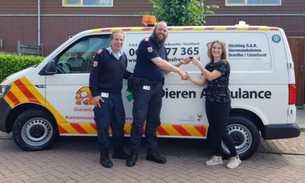 Dierenambulance beschikt over nieuwe auto