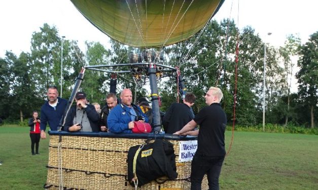 Klanten Jumbo maken ballonvaart