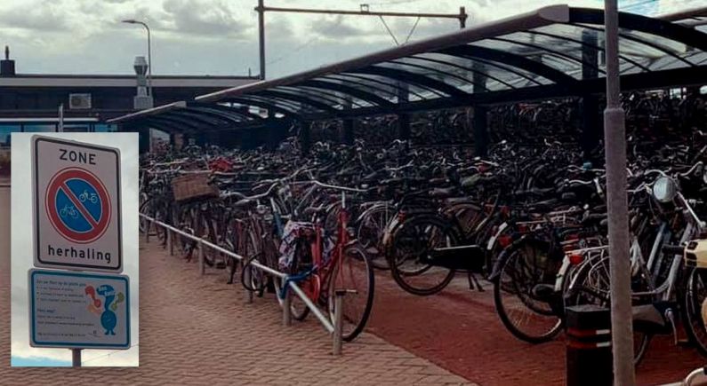 Gemeente pakt foutparkeren fietsen bij station hard aan