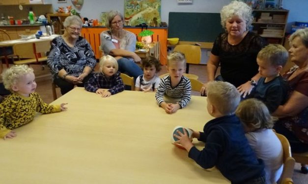 De Rollebol en ouderen genieten van Burendag