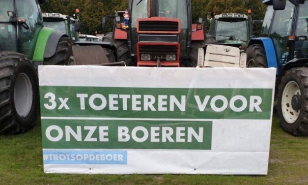 Boeren uit de regio doen mee aan de actie van maandag