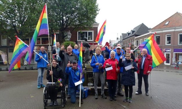 Regenboogweek gestart met Plein-tot-Pleinloop