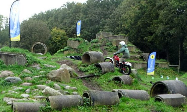 Classic Trial op baan Trialclub Zuidoost-Drenthe