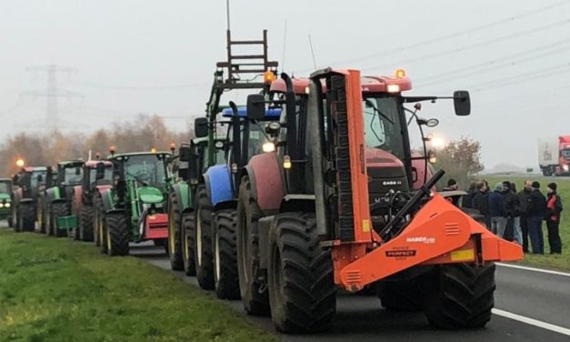 Boeren demonstreren ook in Wachtum