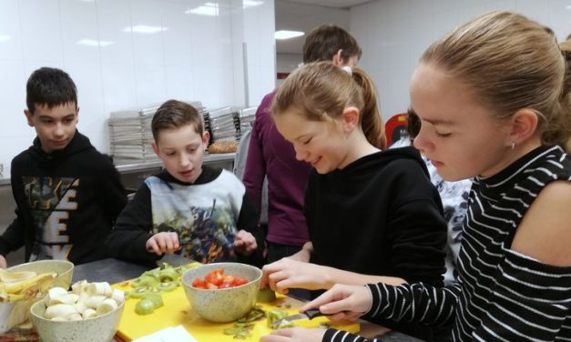 Parkschool kookt gezond