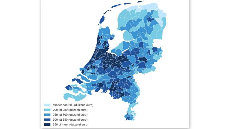 Gemiddelde verkoopprijs woning in gemeente Coevorden 236.000 euro