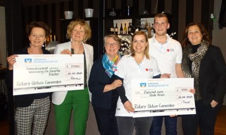 Rotary Uelsen-Coevorden reikt cheques uit