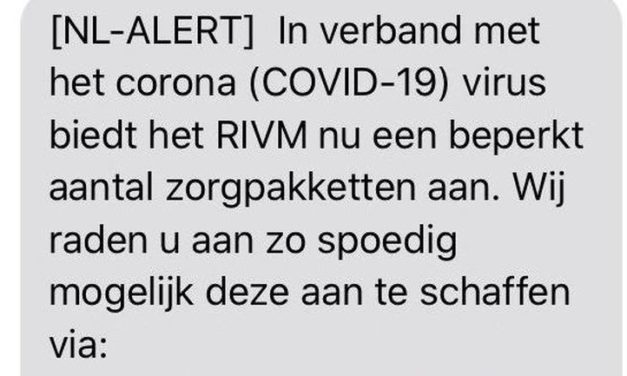 RIVM waarschuwt voor vals NL-Alert