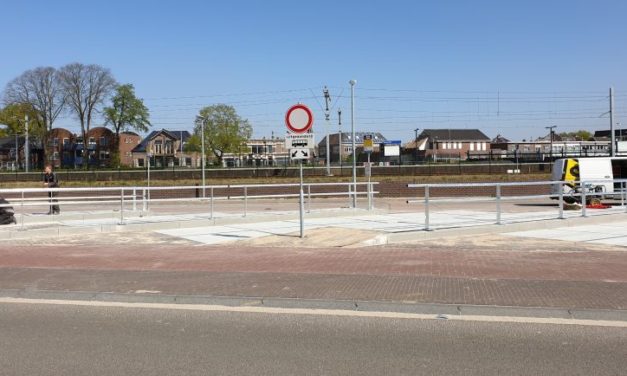 Tijdelijk busstation nadert voltooiing