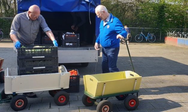 Rotary voorziet voedselbank van verse groente en vers fruit