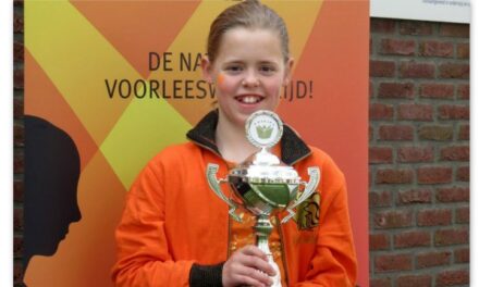 Eline Hanssen is voorleeskampioen van Drenthe
