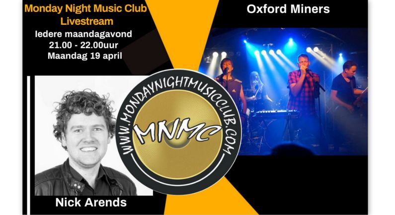 Nick Arends en Oxford Miners in Monday Night Music Club