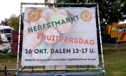 Rotary Coevorden houdt herfstmarkt en fruitpersdag