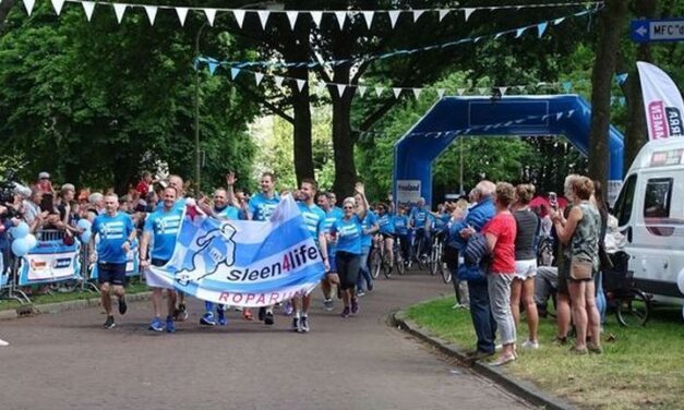 Sleen zorgt voor mooie doorkomst Roparun