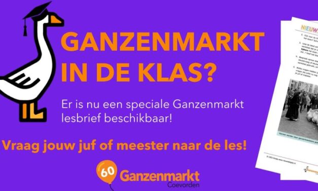 Nieuw: lesbrief over Ganzenmarkt