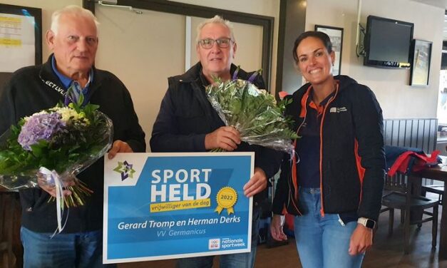 Gerhard Tromp en Herman Derks sporthelden