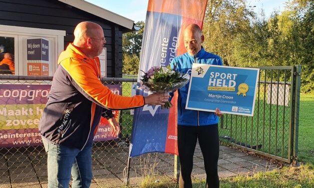 Martijn Croon van Loopgroep Coevorden sportheld