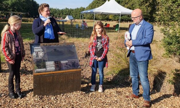 Archeologisch beleefpunt Klinkenberg bij Gees onthuld