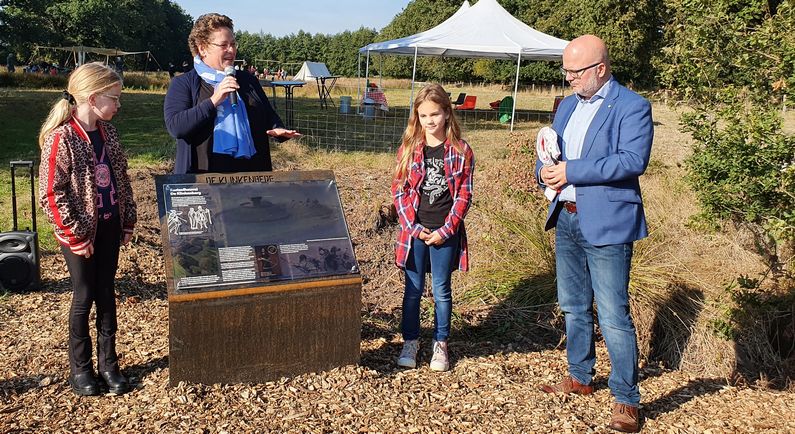 Archeologisch beleefpunt Klinkenberg bij Gees onthuld