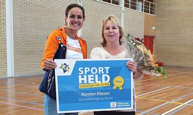 Kirsten Klasen sportheld van Gymnastiekvereniging Sleen