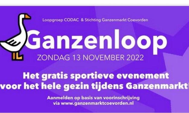 Ganzenloop op zondag 13 november