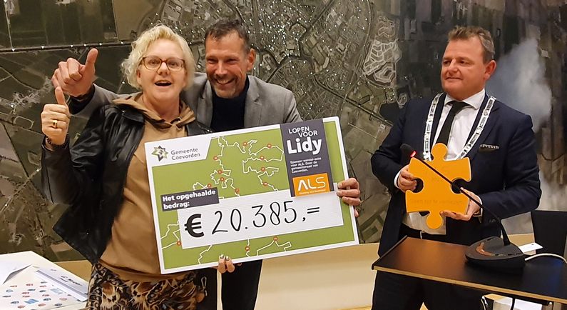 Opbrengst ‘Lopen voor Lidy’: 20.385 euro