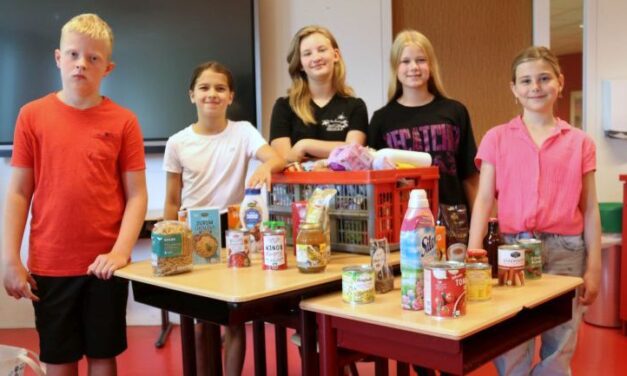 Leerlingen Parkschool in actie voor de Voedselbank