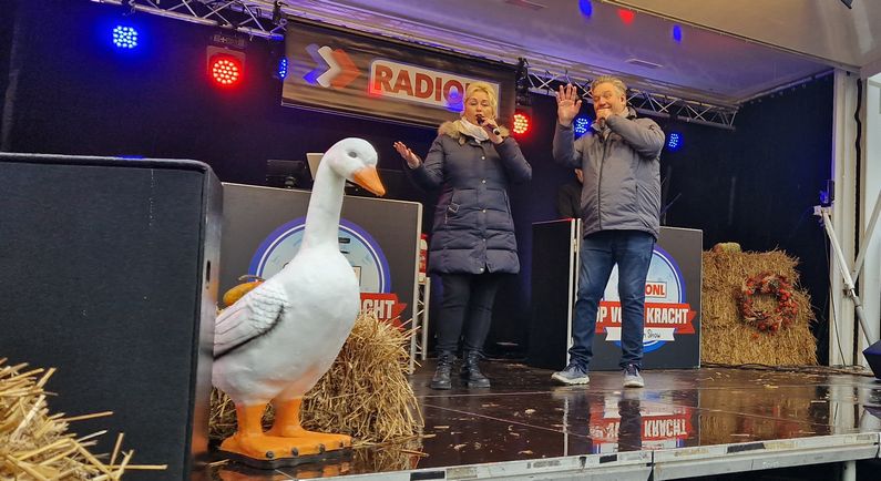 Ganzenmarkt: regenachtig, maar wel gezellig