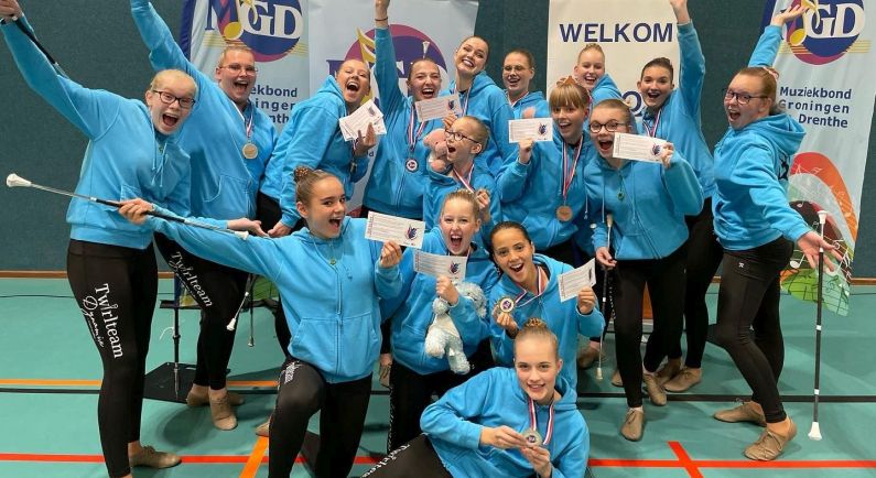 Twirlsters van Dynamix Coevorden gaan naar NK