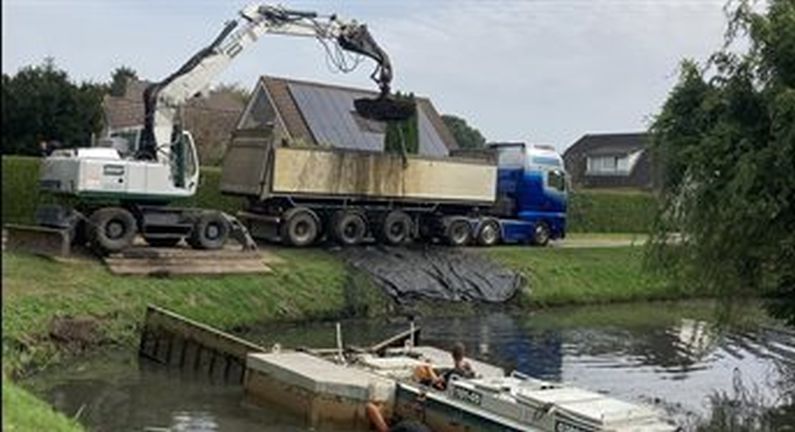 Baggerwerkzaamheden Alte Picardiekanaal