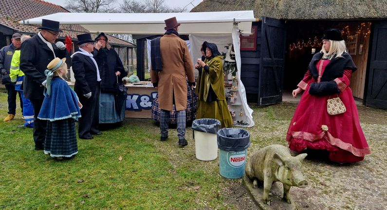 Ellert en Brammert in kerstsfeer