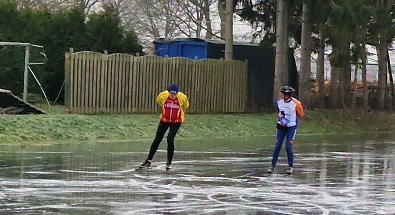 Schaatsen: het kan nog net