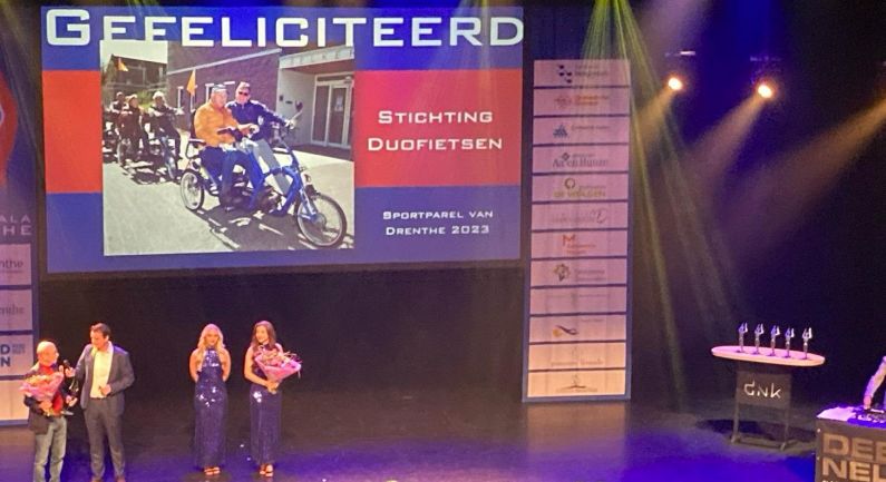 Stichting Duofietsen is sportparel van Drenthe