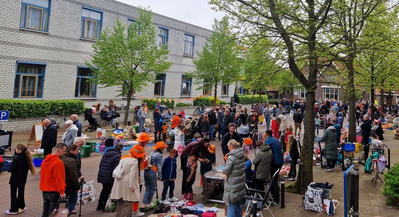 Drukte bij activiteiten Koningsdag