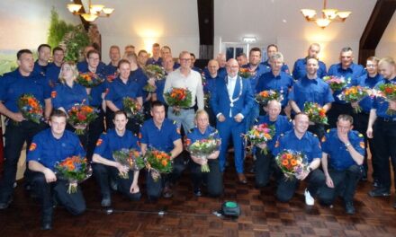 Korpsavond brandweer: veel diploma’s en jubilea