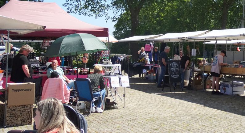 Gezelligheid op markt Dalerpeel