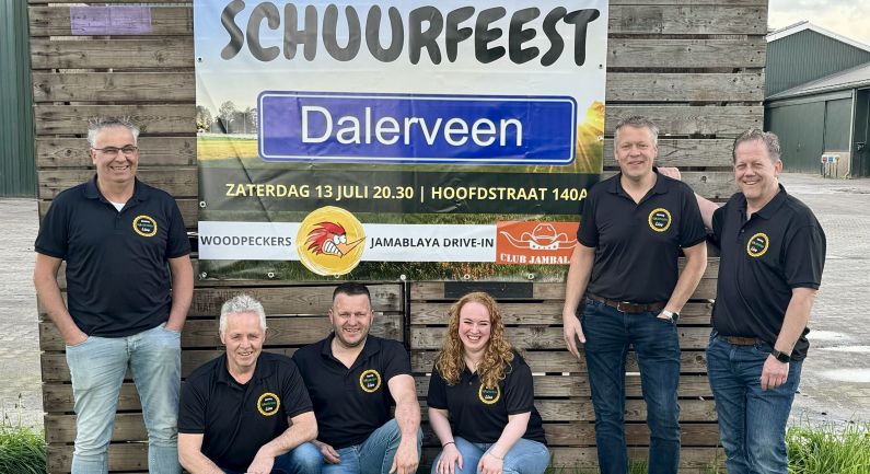 Tweede editie Schuurfeest Dalerveen op 13 juli