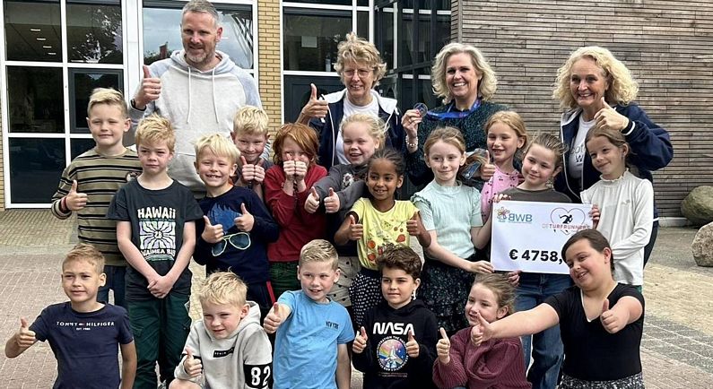 Mini-Roparun Dalen levert ruim 6800 euro op