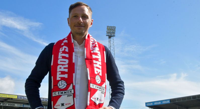 Robin Peter nieuwe hoofdtrainer FC Emmen