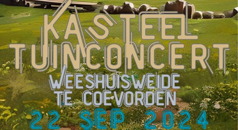 Kasteeltuinconcert op zondag 22 september