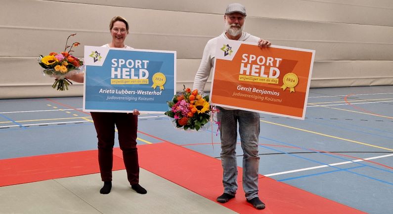 Vrijwilligers Koizumi uitgeroepen tot sporthelden