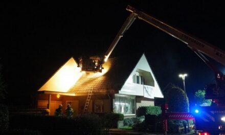 Brand in woning in Wachtum