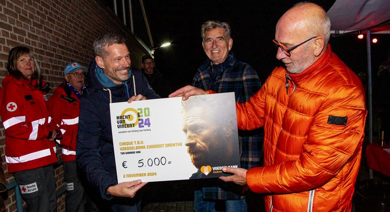 ‘Nacht van Vincent’ groot succes: mooie opbrengst voor voedselbank