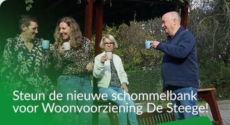 Crowdfunding voor schommelbank De Steege