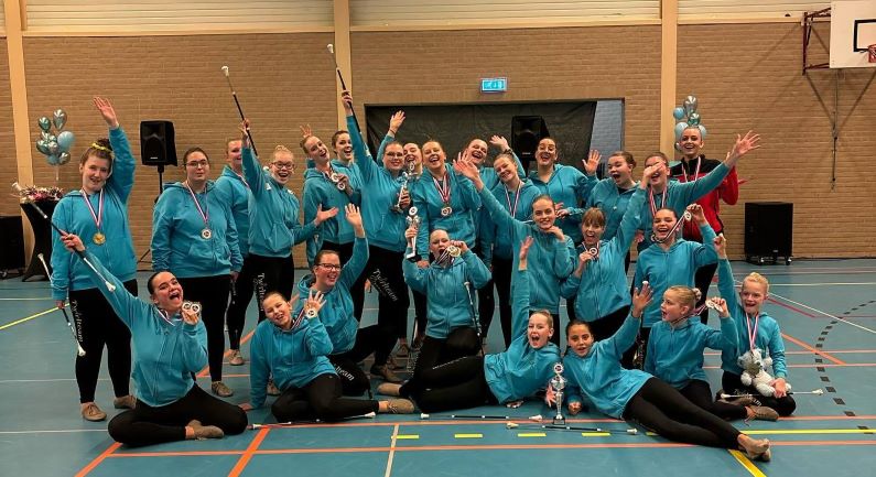 Kampioenstitels voor Twirlteam Dynamix