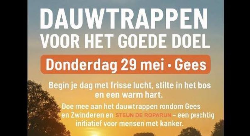 Turfrunners houden dauwtraptocht: opbrengst naar Roparun