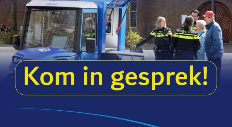 Politie op pad: woensdag kun je in gesprek op het EDS-plein