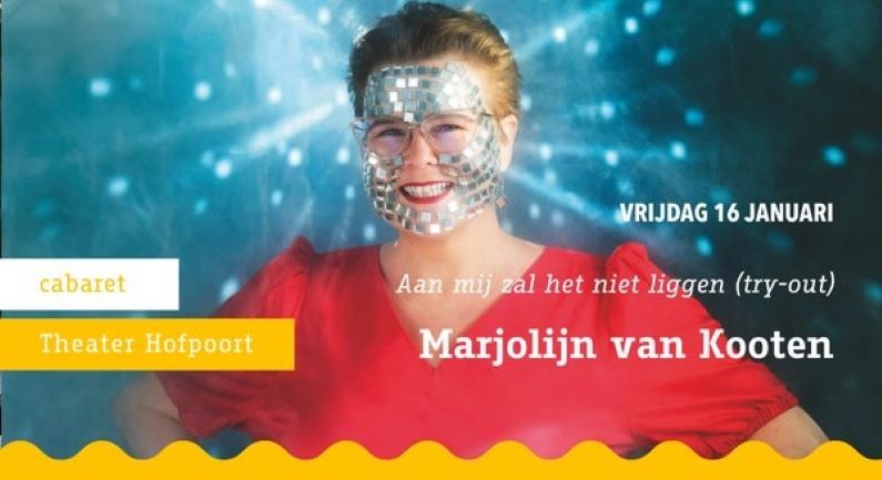 Marjolijn van Kooten komt met cabaret naar Theater Hofpoort