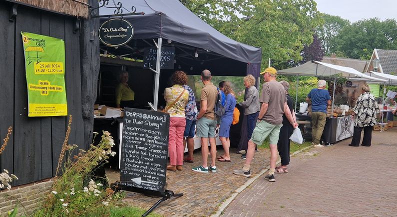 Streep door zomermarkt Gees
