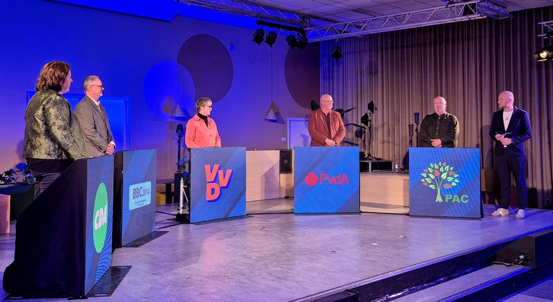 Verkiezingsdebat verloopt rustig